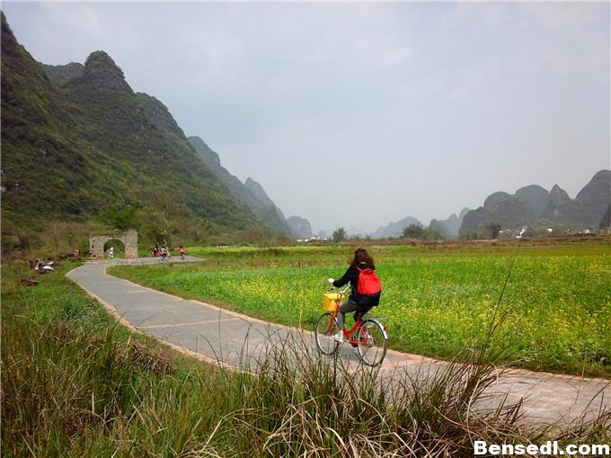 阳朔遇龙河步道图片